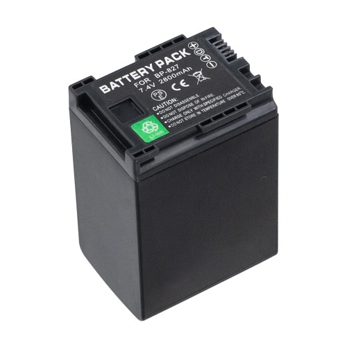 Аккумулятор BP-827 для Canon HF G25 | G30 | G40 | XA10 | G10 | XA30 | XA20 | XA25 | HF10 - 2800mAh