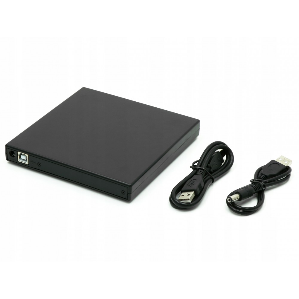 Внешний дисковод (оптический привод) CD/DVD - USB 2.0 - черный