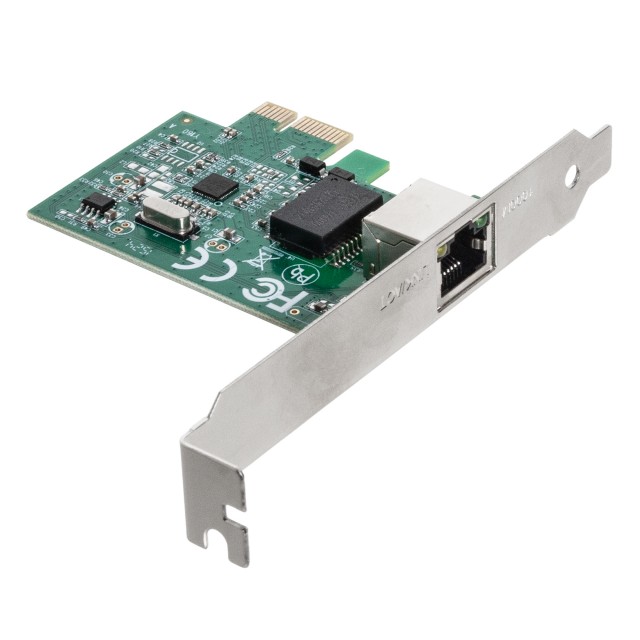 Сетевая карта PCI-E x1 Ethernet RJ-45 до 1000 Мбит/с