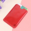 Чехол защитный для карты с RFID блокировкой, красный с лого