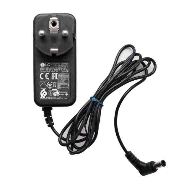 Блок питания для монитора LG 19V 1.3A 6.5x4.4 (24W) - черный