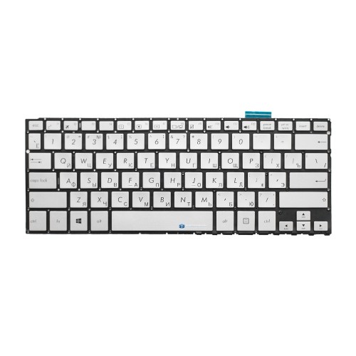 Клавиатура для Asus ZenBook Flip UX360CA серебристая