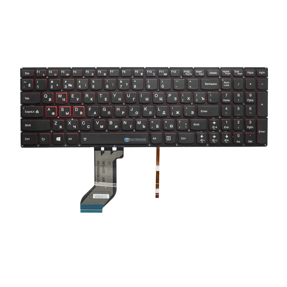Клавиатура для Lenovo IdeaPad Y700-15ACZ с подсветкой