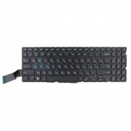 Клавиатура для Asus VivoBook K571GD черная с подсветкой