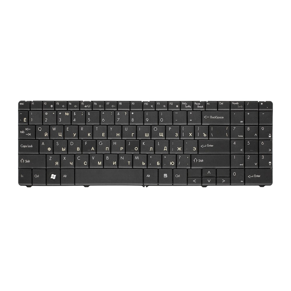 Клавиатура для PACKARD BELL EASYNOTE ML61 черная