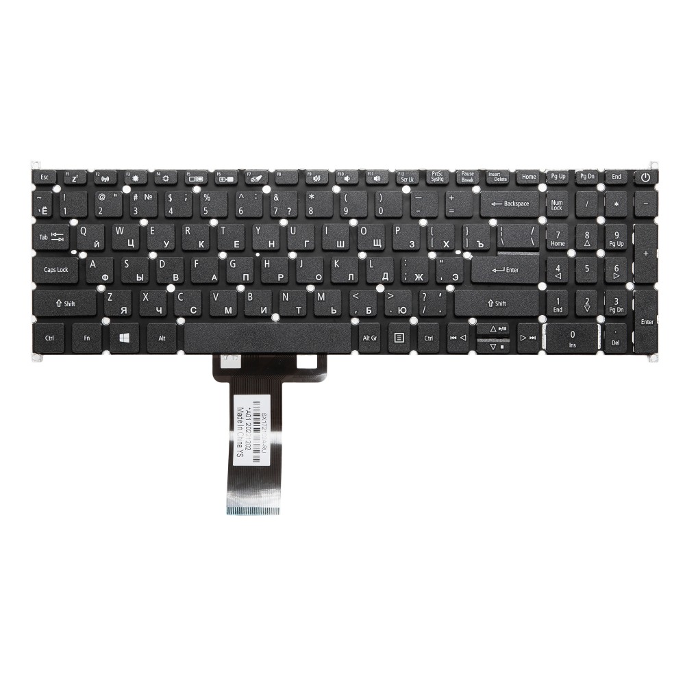 Клавиатура для Acer Aspire V5-571G черная рамка (с подсветкой)