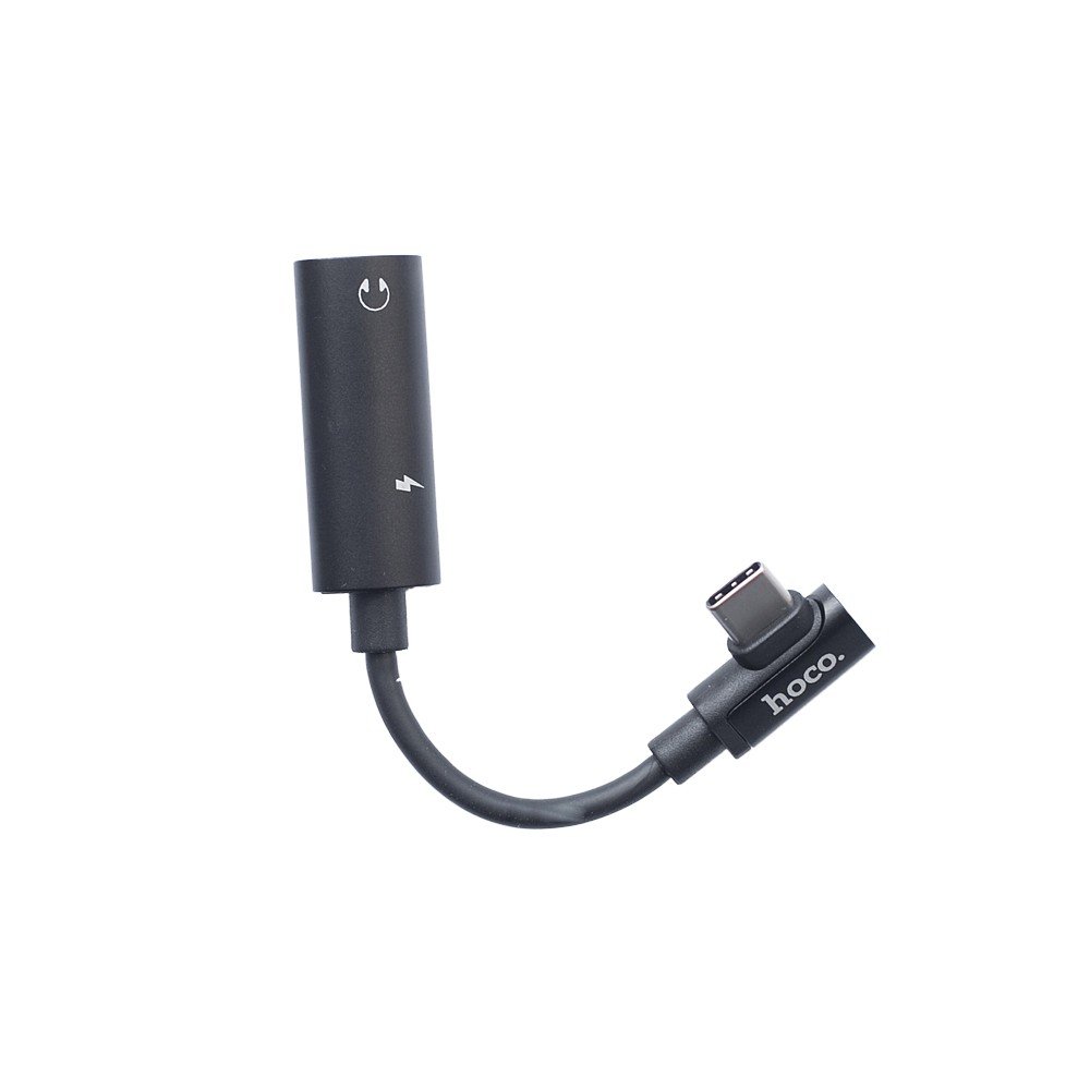 Кабель-разветвитель USB type-C - AUX 3.5 mm + USB type-C (power) HOCO