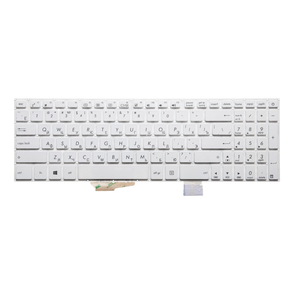 Клавиатура для Asus VivoBook X705NA белая
