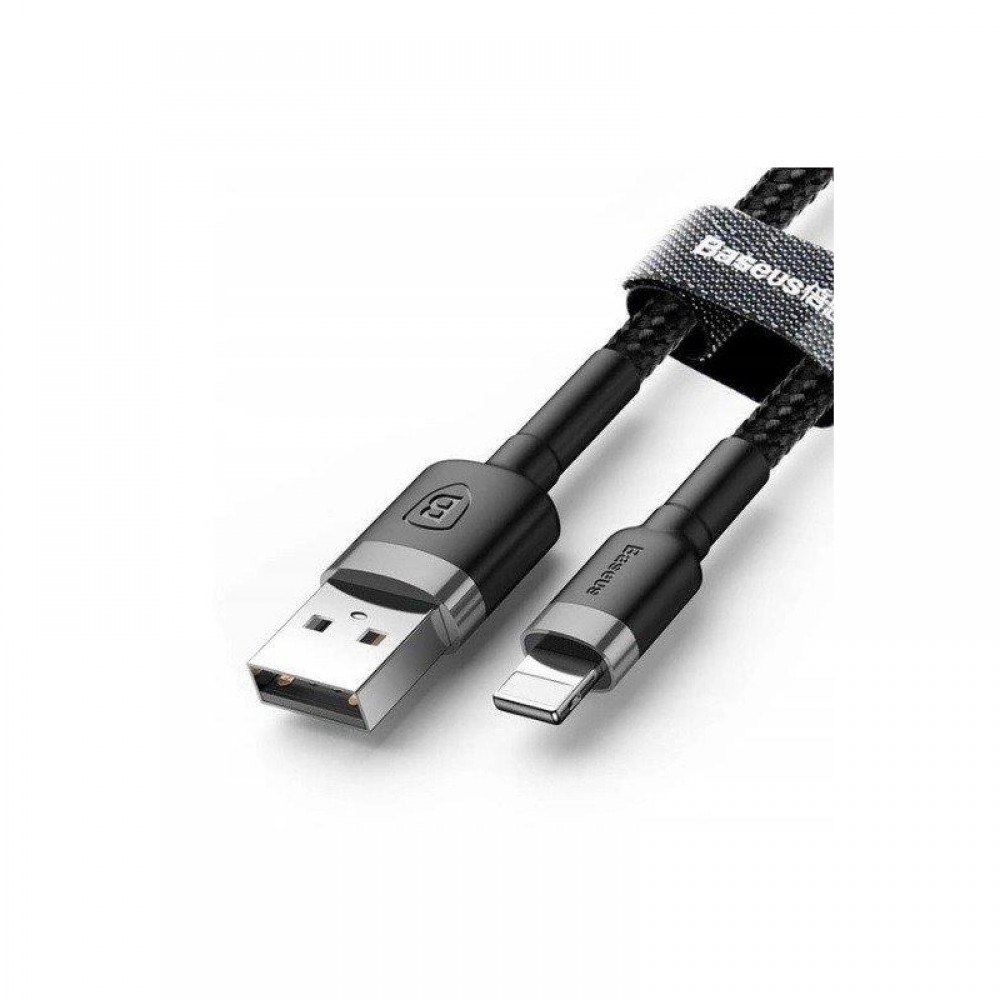 Кабель Baseus Cafule special edition USB - Lightning (CALKLF) 2 м - черный