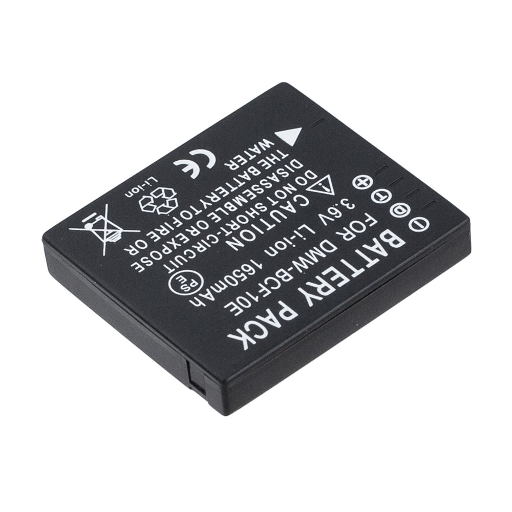Аккумулятор DMW-BCF10E для Panasonic Lumix DMC-F2 | DMC-FS42 | DMC-FS7 | DMC-FS30 | DMC-FS10 - 1650mah