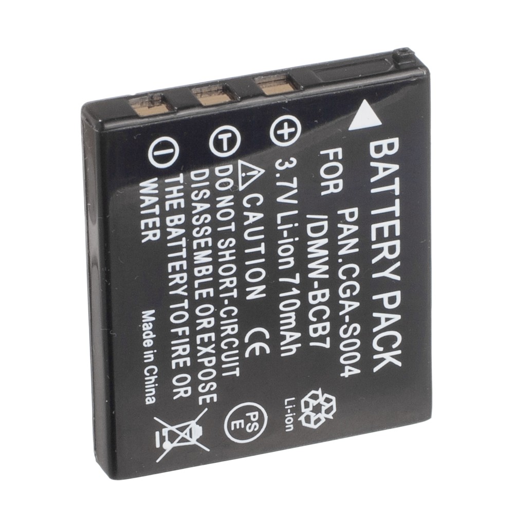 Аккумулятор CGA-S004E для Panasonic Lumix DMC-FX7 | DMC-FX2 - 710mah