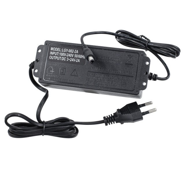 Регулируемый блок питания 3-24V 2A 5.5x2.5 (48W)