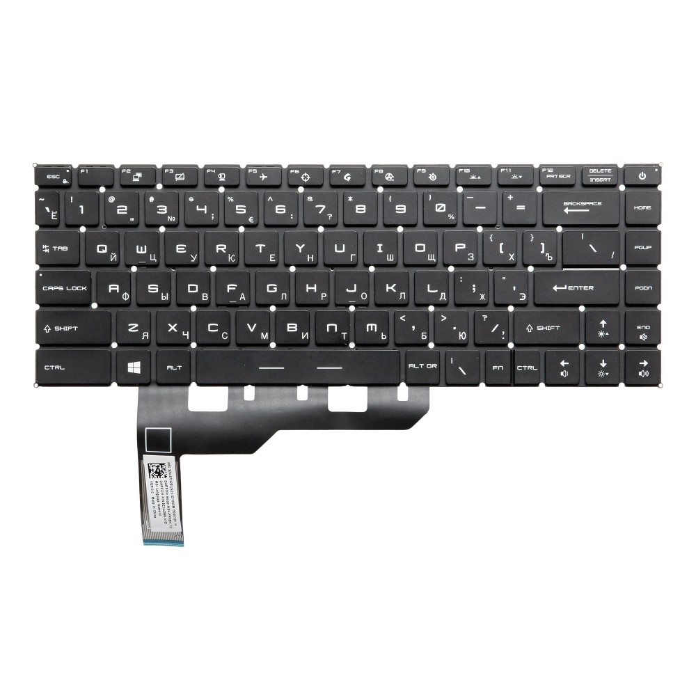 Клавиатура для MSI GE66 Raider 11UE с RGB подсветкой (Per-Key)