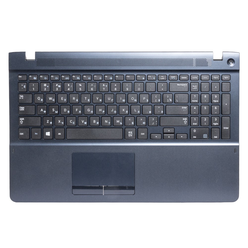 Топ-панель с клавиатурой для Samsung NP450R5V синяя