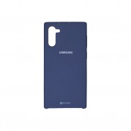 Чехол для Samsung Galaxy Note 10 SM-N970F силиконовый (тёмно-синий)