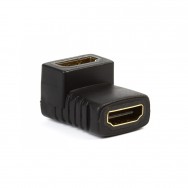 Адаптер - переходник угловой HDMI (F) - HDMI (F) A112 Smartbuy черный