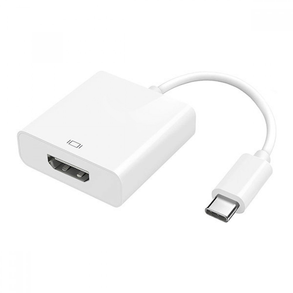Адаптер-переходник USB Type-C - HDMI (4k) - белый