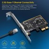 2.5Gbps PCI-E игровая сетевая карта EDUP EP-9635B (Realtek RTL8125)