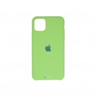 Чехол для iPhone 11 Pro Max силиконовый (светло-зелёный)