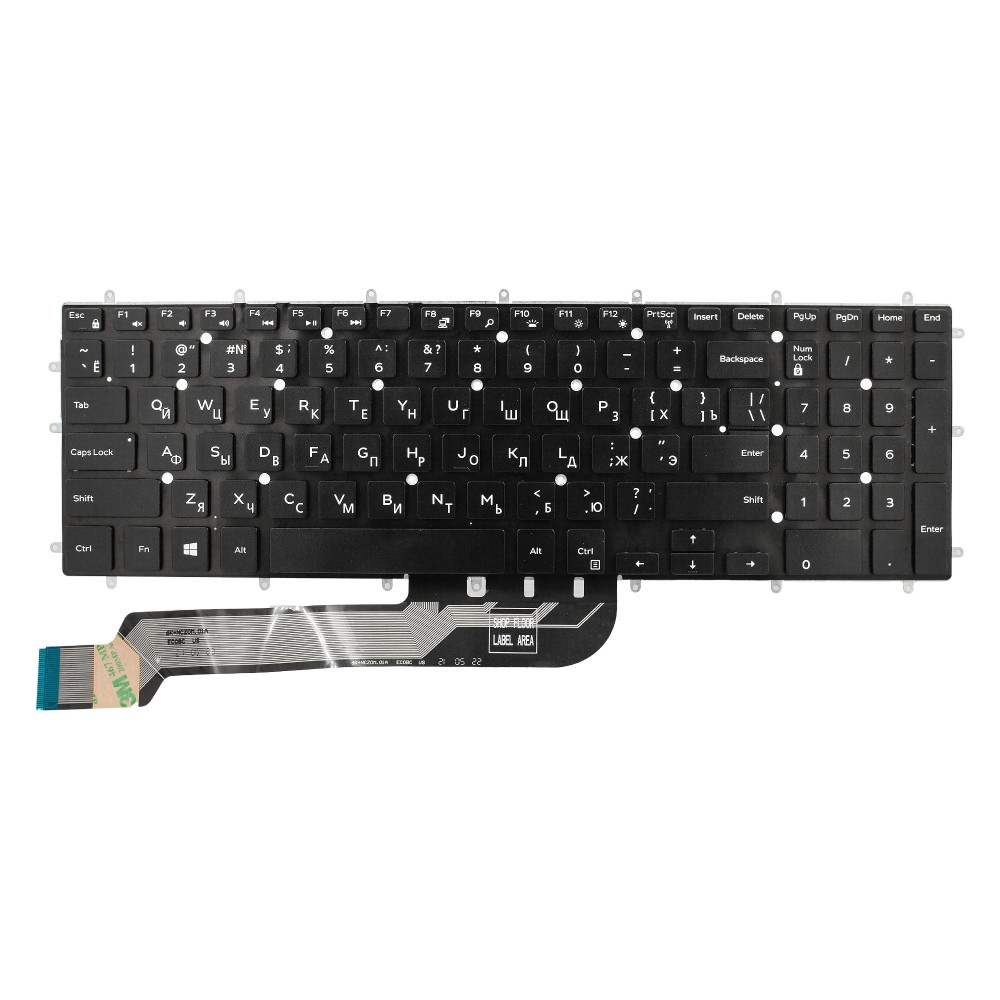 Клавиатура для Dell Inspiron 3584 с подсветкой - ORG