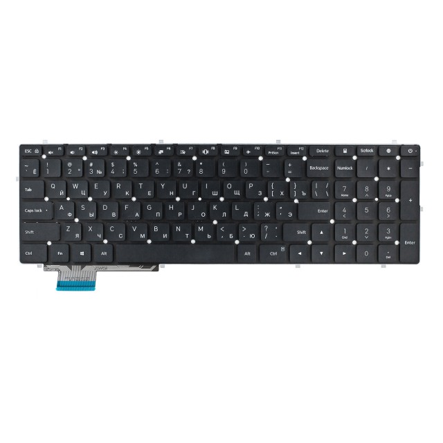 Клавиатура для Xiaomi Mi Notebook 15.6 - черная