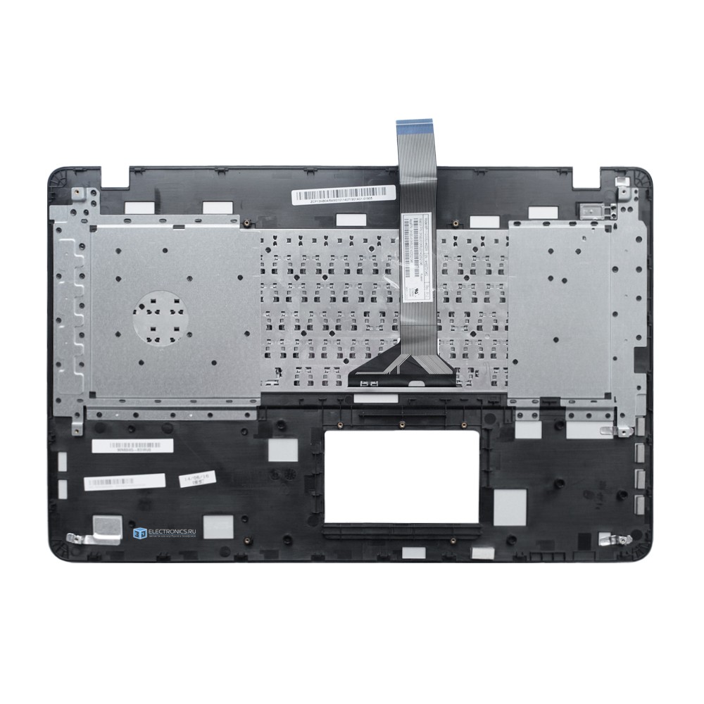 Топ-панель с клавиатурой для Asus X751 серебристая