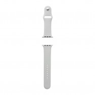 Ремешок для Apple Watch 42-44 мм (силикон) - серый