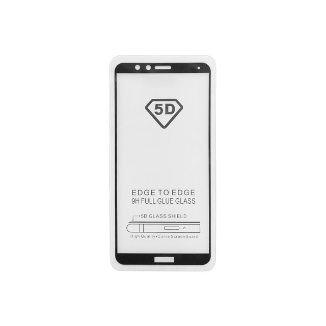 Защитное стекло Huawei Honor 7X - черное