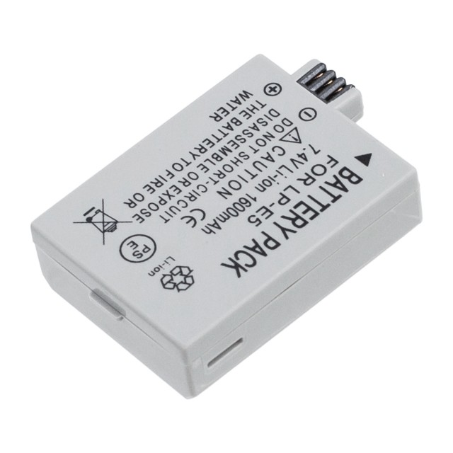 Аккумулятор LP-E5 для Canon EOS 500D | 450D | 1000D | Rebel XSi | T1i | XS | Kiss X3 | F | X2 - 1600mah