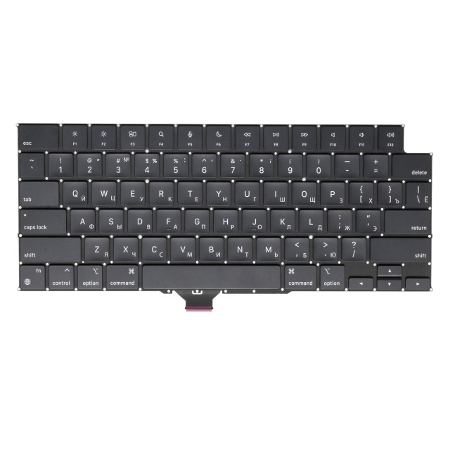 Клавиатура для Apple MacBook Pro 14 A2779 Early 2023 (горизонтальный Enter) под подсветку