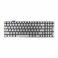 Клавиатура для Asus N550JK серебристая с подсветкой