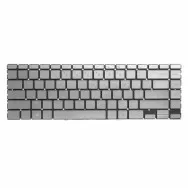 Клавиатура для ноутбука Asus ZenBook 14 UM425IA серебристая с подсветкой