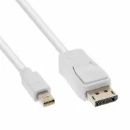Кабель mini Displayport (M) - Displayport (M) 1.8m белый