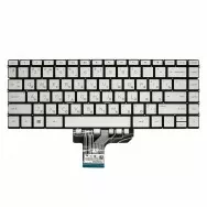 Клавиатура для HP Pavilion 13-an0000 серебристая с подсветкой