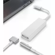 Переходник Magsafe 1/2 - USB Type-C - белый