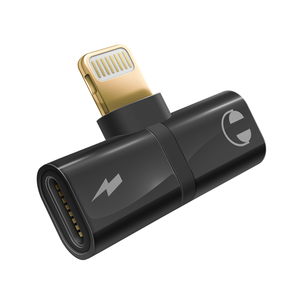 Адаптер, переходник Lightning - Lightning X2 Dream черного цвета купить ...