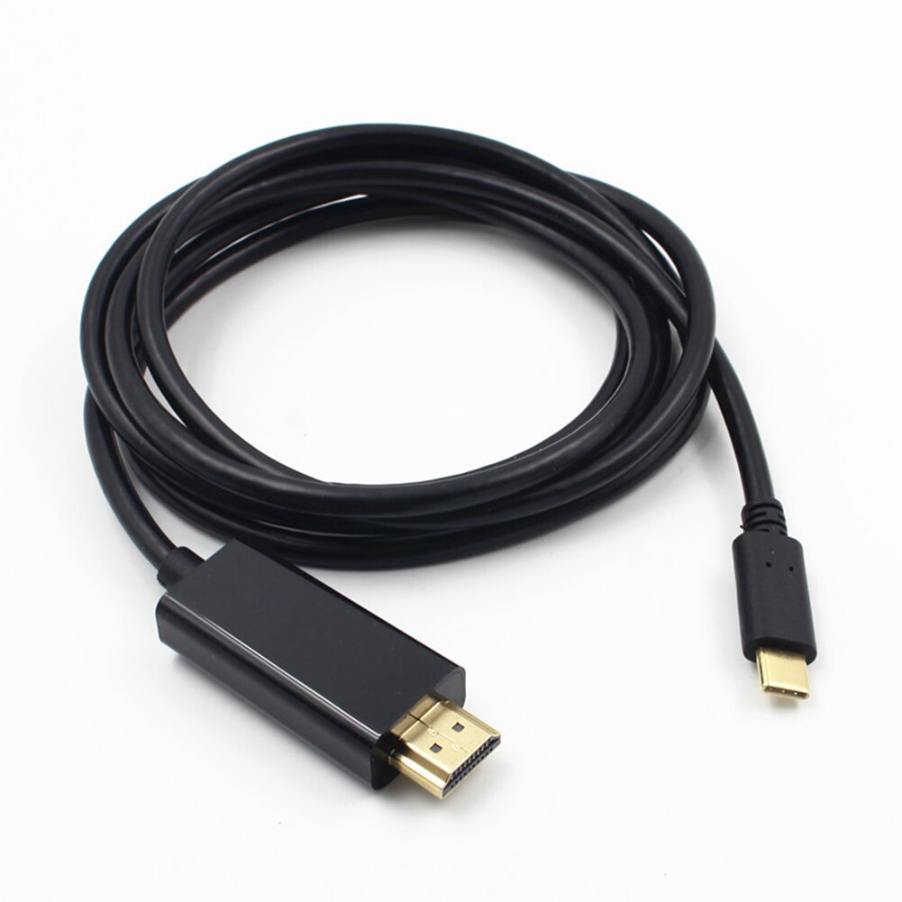 Кабель USB Type-C - HDMI (4k) 1.8м черного цвета купить по выгодной ...